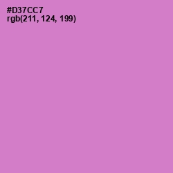 #D37CC7 - Orchid Color Image