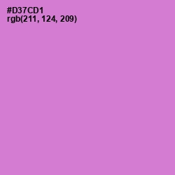 #D37CD1 - Orchid Color Image