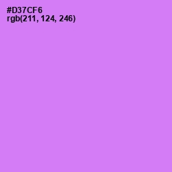 #D37CF6 - Heliotrope Color Image