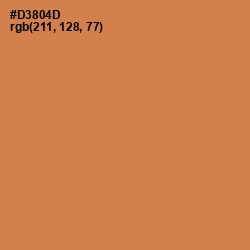 #D3804D - Tussock Color Image