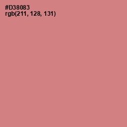 #D38083 - My Pink Color Image