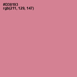 #D38193 - Puce Color Image