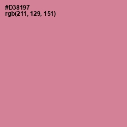 #D38197 - Puce Color Image