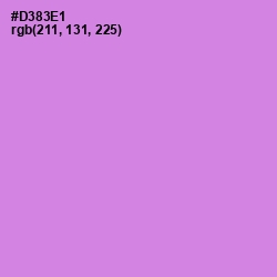 #D383E1 - Lavender Magenta Color Image