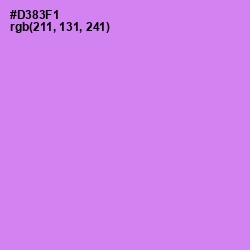 #D383F1 - Lavender Magenta Color Image