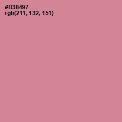 #D38497 - Puce Color Image