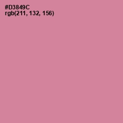 #D3849C - Puce Color Image