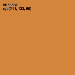 #D3853C - Brandy Punch Color Image