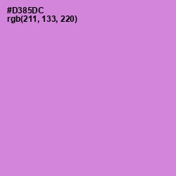 #D385DC - Light Wisteria Color Image