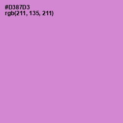 #D387D3 - Light Orchid Color Image