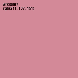 #D38997 - Puce Color Image