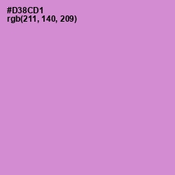 #D38CD1 - Light Orchid Color Image