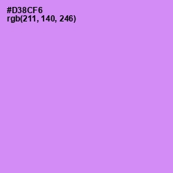 #D38CF6 - Lavender Magenta Color Image