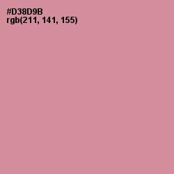 #D38D9B - Puce Color Image