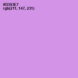 #D393E7 - Light Wisteria Color Image