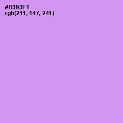 #D393F1 - Light Wisteria Color Image