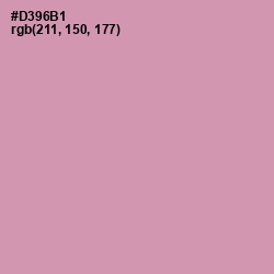 #D396B1 - Careys Pink Color Image