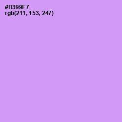 #D399F7 - Mauve Color Image