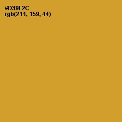 #D39F2C - Nugget Color Image