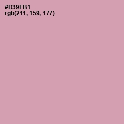 #D39FB1 - Careys Pink Color Image