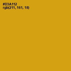 #D3A112 - Galliano Color Image