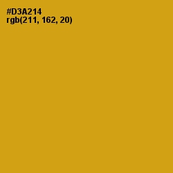 #D3A214 - Galliano Color Image