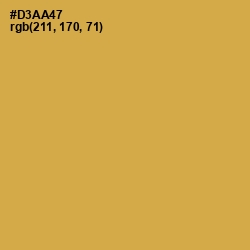 #D3AA47 - Roti Color Image