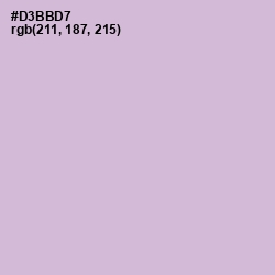 #D3BBD7 - Thistle Color Image
