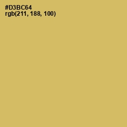 #D3BC64 - Apache Color Image