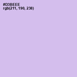 #D3BEEE - Perfume Color Image