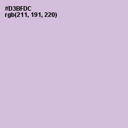 #D3BFDC - Thistle Color Image