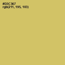 #D3C367 - Tacha Color Image