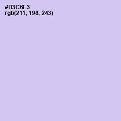 #D3C6F3 - Moon Raker Color Image