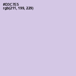 #D3C7E5 - Prelude Color Image