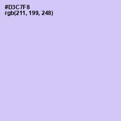 #D3C7F8 - Moon Raker Color Image