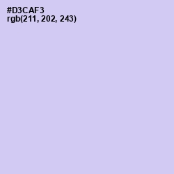 #D3CAF3 - Moon Raker Color Image