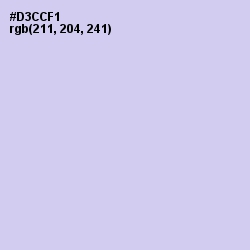 #D3CCF1 - Moon Raker Color Image