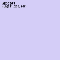 #D3CDF7 - Moon Raker Color Image