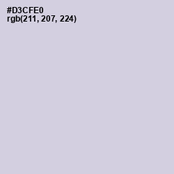 #D3CFE0 - Prelude Color Image