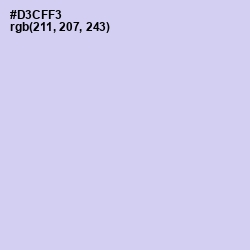 #D3CFF3 - Moon Raker Color Image