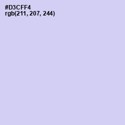 #D3CFF4 - Moon Raker Color Image