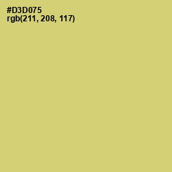 #D3D075 - Chenin Color Image