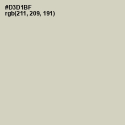 #D3D1BF - Sisal Color Image