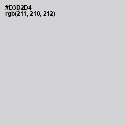 #D3D2D4 - Quill Gray Color Image