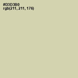 #D3D3B0 - Green Mist Color Image