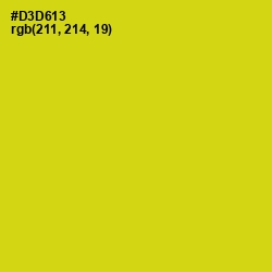 #D3D613 - Barberry Color Image