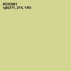 #D3D691 - Winter Hazel Color Image