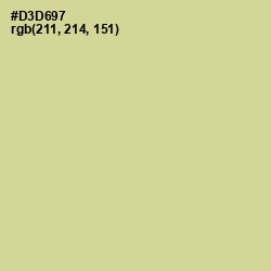 #D3D697 - Winter Hazel Color Image