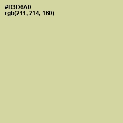 #D3D6A0 - Sapling Color Image