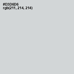 #D3D6D6 - Quill Gray Color Image
